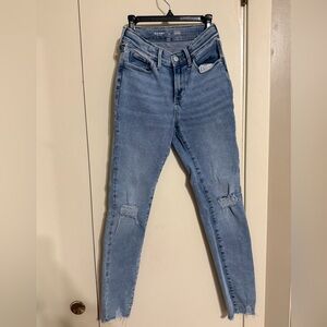 Old Navy Women's Light Blue Cropped Jeans